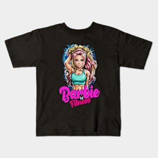 Barbi Setting the Trend for Healthy Living Kids T-Shirt